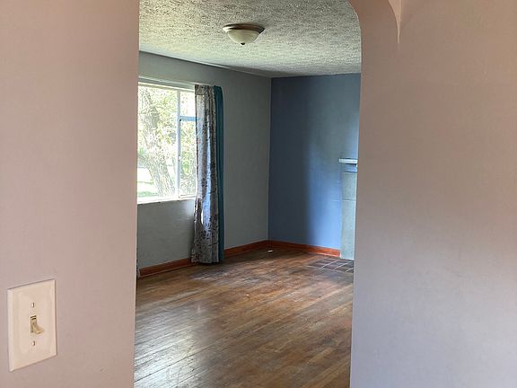 view of living room from dining room