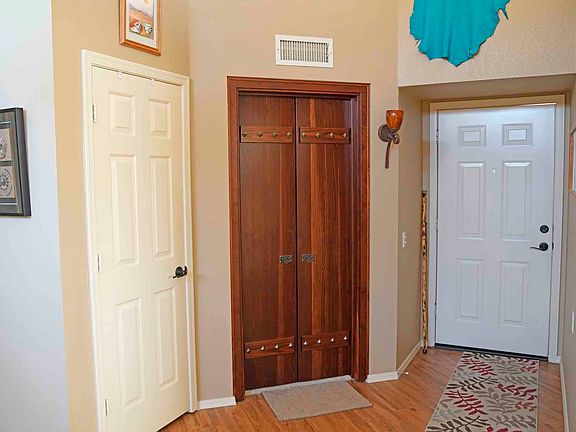 Custom redwood door