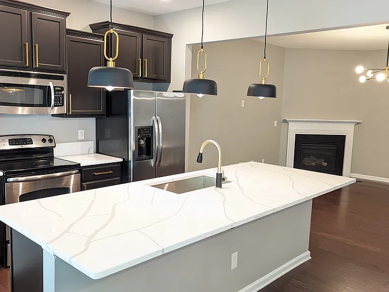 Kitchen and Living Room
