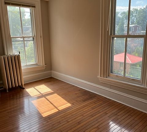 room just beyond refrigerator