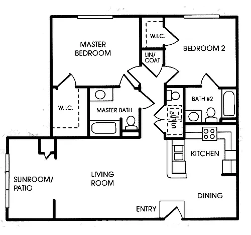 Floor plan The Flamingo