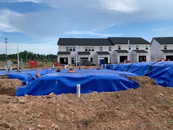 Front Elevation Construction Progress.