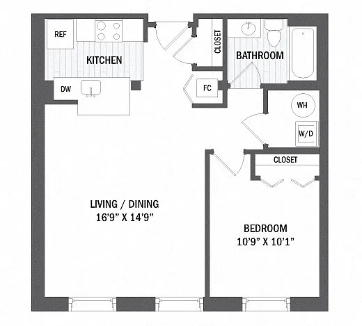 Floor plan A11 - Mill