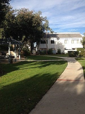 Welcome to Via Real! Courtyard and BBQ area!