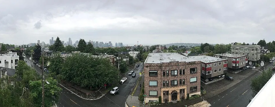 Panoramic view from deck
