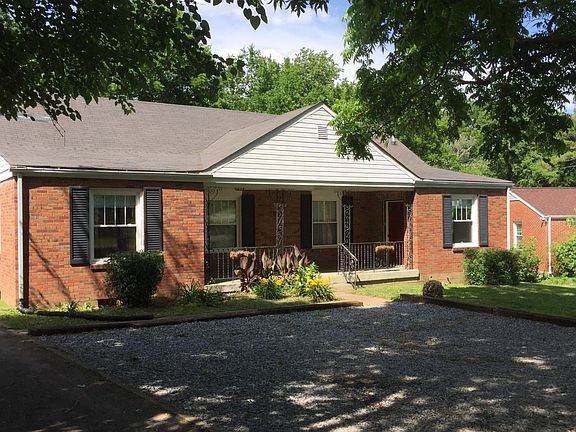 The covered front porch is very large