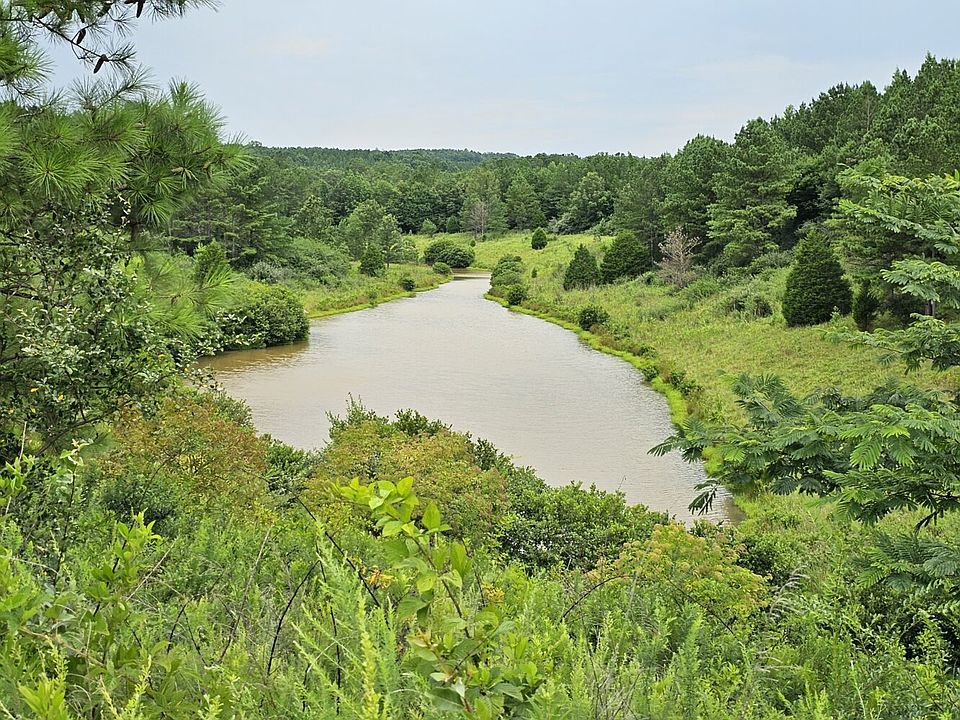 Large pond/lake in southern portion of the property.