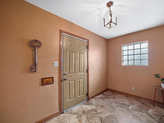 Front entrance foyer with oversized coat closest