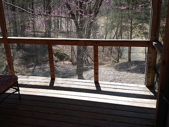 View from screened in porch