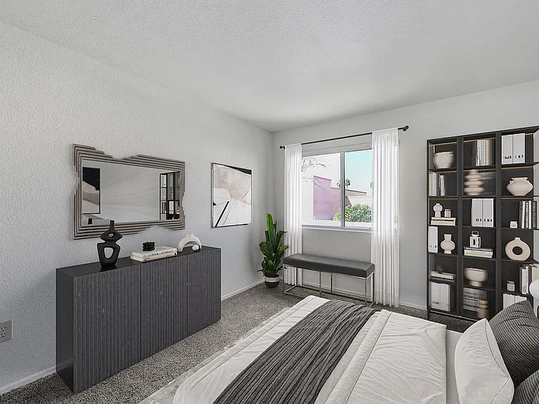 Experience elegance and comfort in this beautifully designed bedroom oasis.