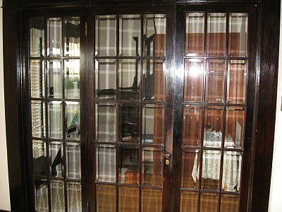Beveled French doors