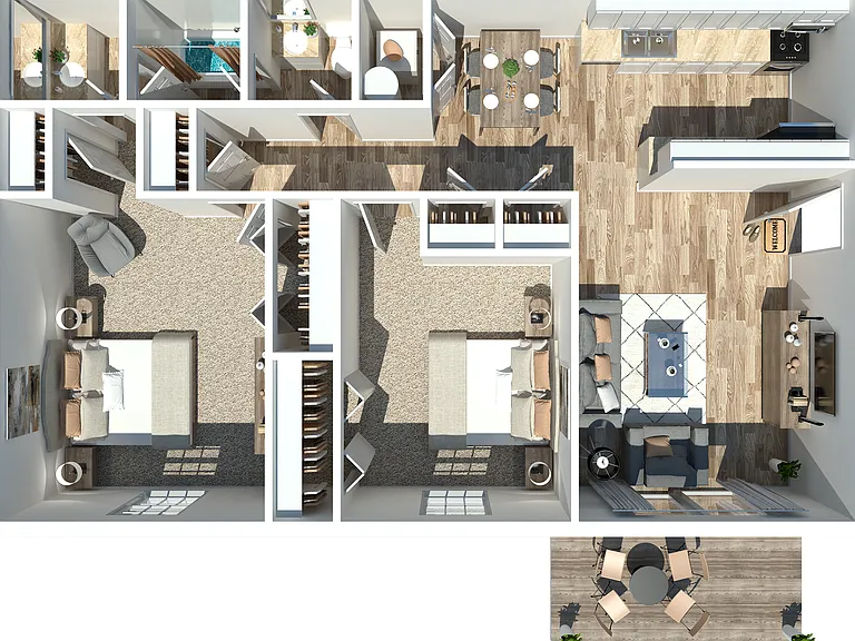 Two Bedroom Kinley Flats Two Bedroom Kinley Flats