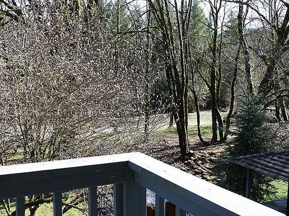 View of Creek from Upstairs Master Bedroom
