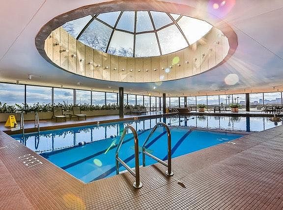Heated indoor pool open 24 hrs