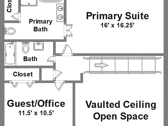 Second Level Floor Plan