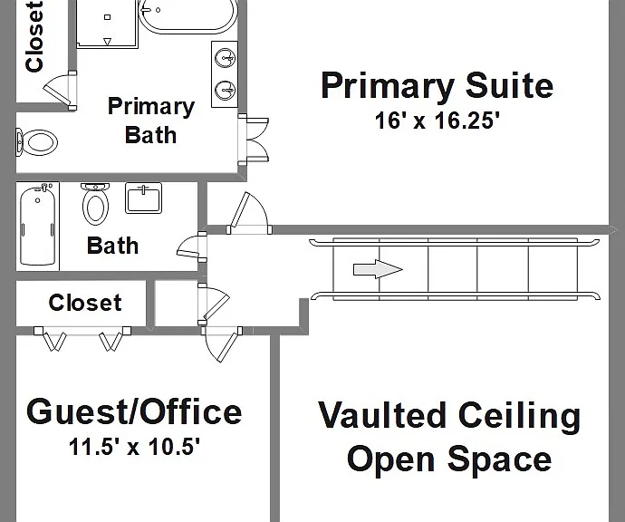 Second Level Floor Plan