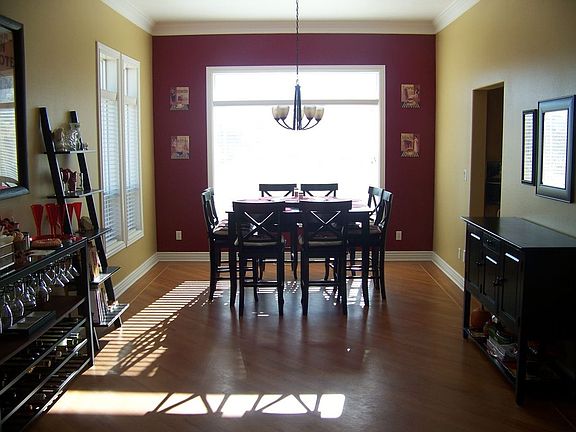 Formal Dining Room with high ceilings and nice views