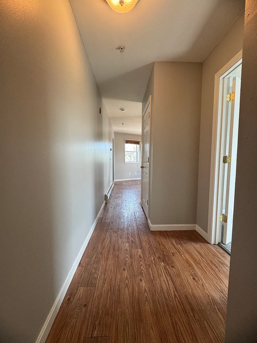 Hallway to Kitchen/Living Room, Bathroom, & Bedroom - 126 Vine St #17-B