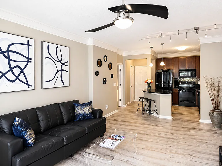 Open-concept layout seamlessly connects the living and kitchen areas_perfect for entertaining and everyday living.