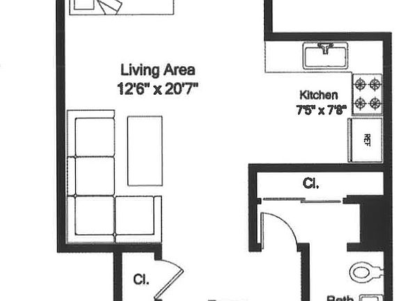 2nd image of 101 W 23rd St APT 3C