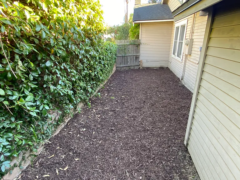300 sq ft side garden
