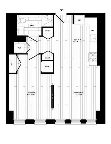 Floor plan A13