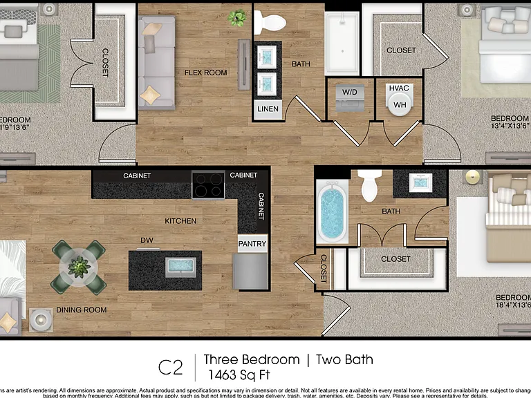 C2 floor plan Gateway to Gruene