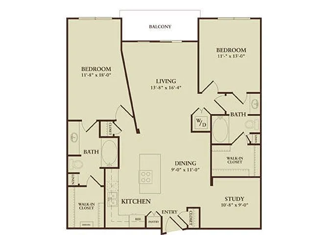 Floor plan The Trinity Mills