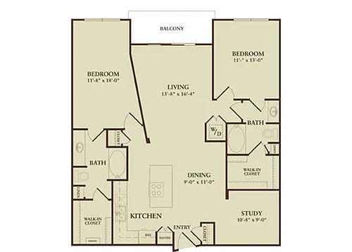 Floor plan The Trinity Mills