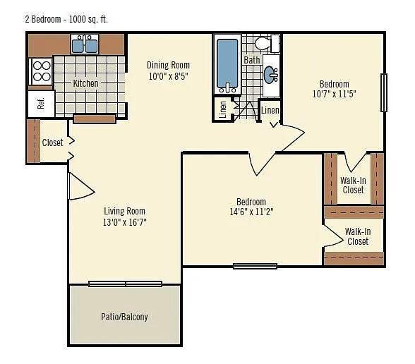 Floor plan kg2X1 - kg2X1