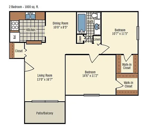 Floor plan kg2X1 - kg2X1