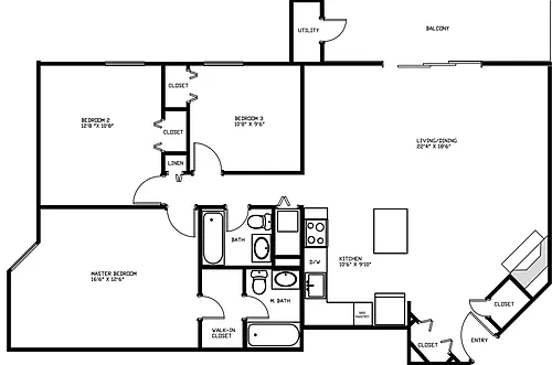 Floor plan The Elm
