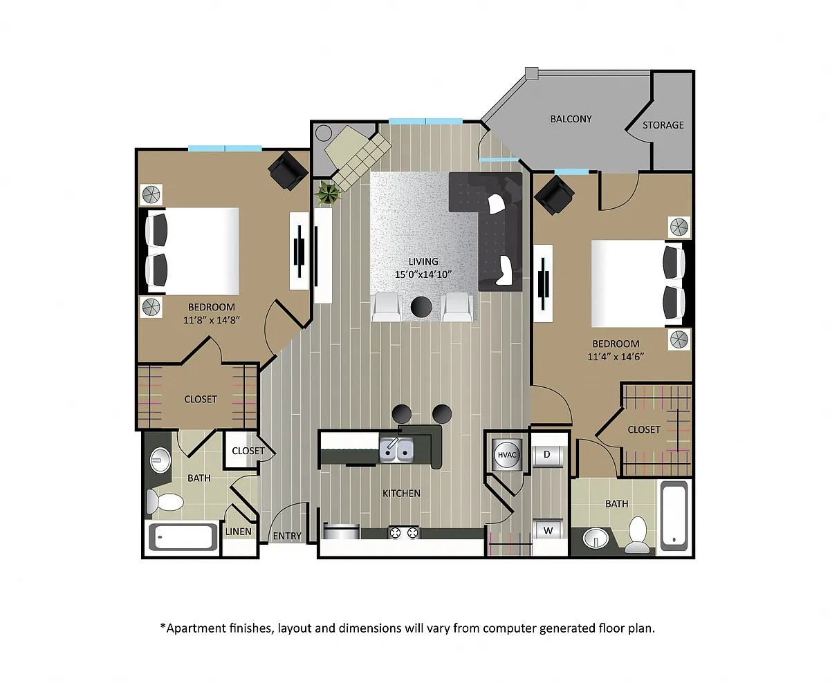 Floor plan B2R