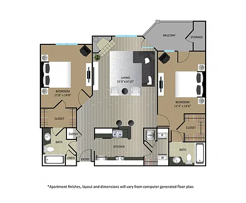 Floor plan B2R