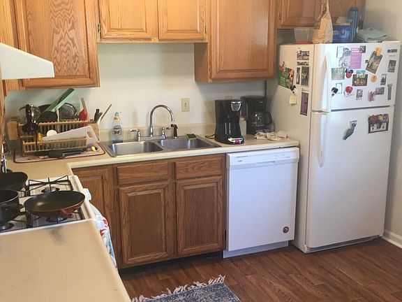 Modern appliances included in this roomy kitchen.