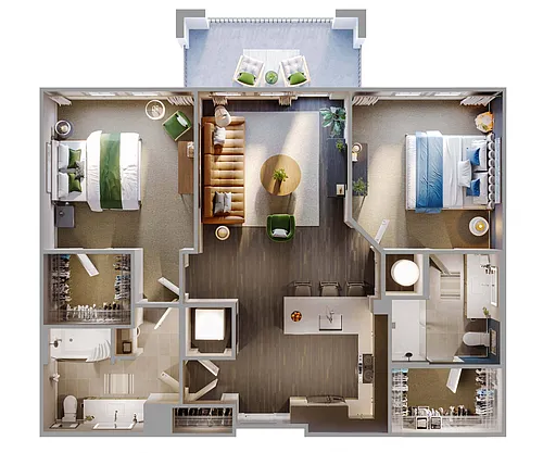 Floor plan B1