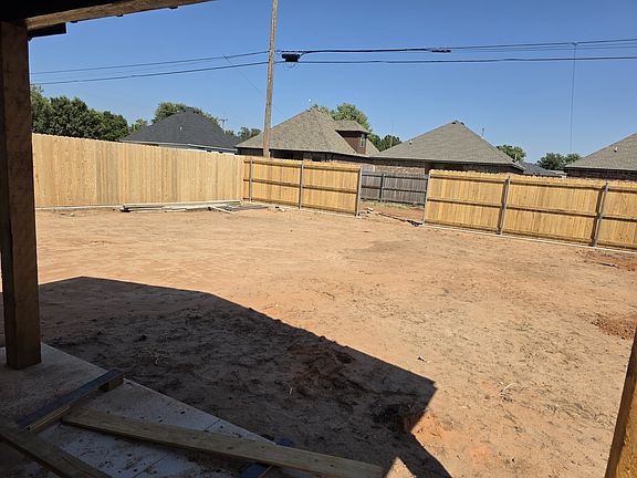 Back yard from back door