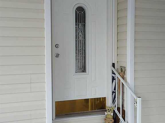 Leaded Glass Front Door