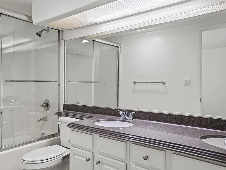 Bathroom with Double-Sink Vanity and Bathtub
