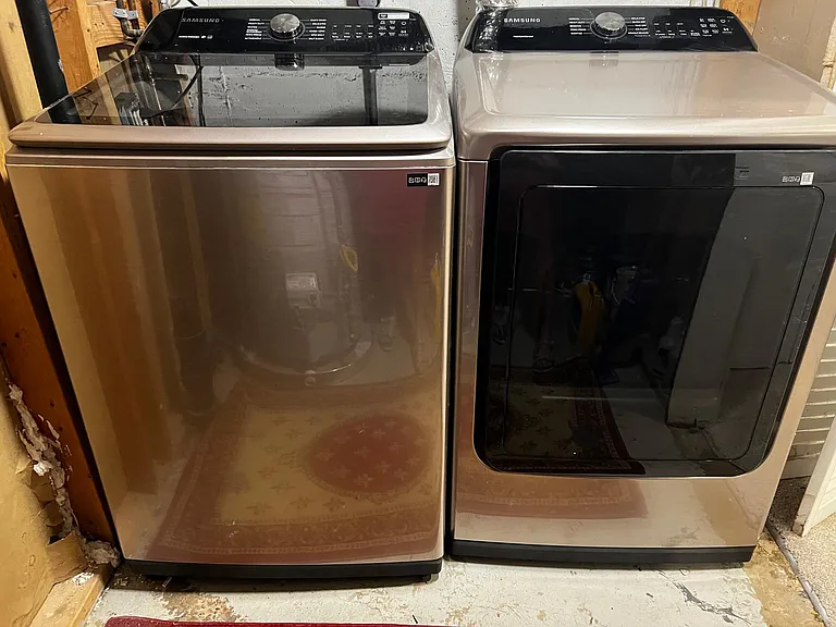 New washer and dryer