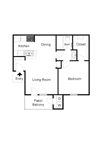 Floor plan The 540