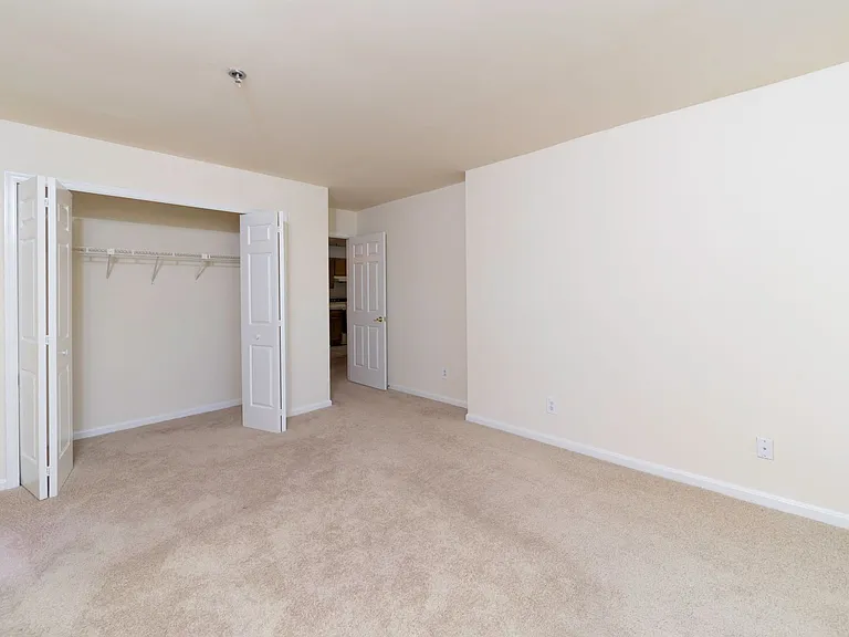 Wide closet in bedrooms providing storage space