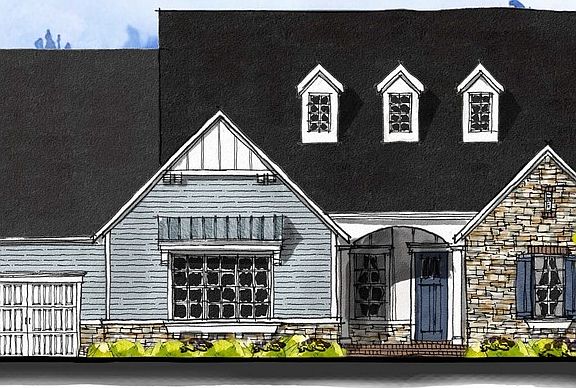 Santa Fe - American Cottage 3-Car Side Load Garage Note Renderings may show optional features