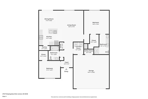 Floor plan Maybury