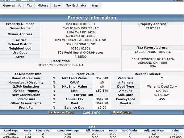 2127 State Route 179, Jeromesville, OH 44840