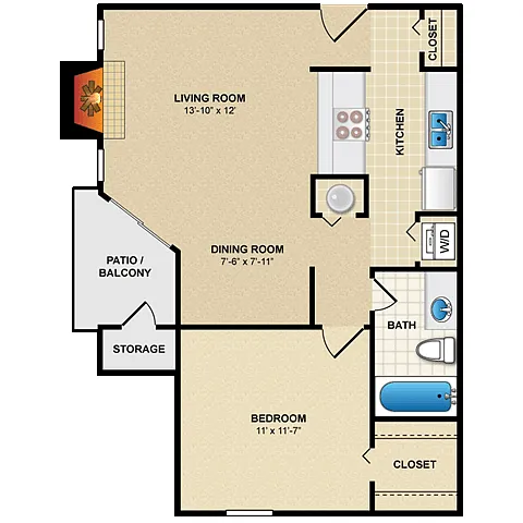 Floor plan The Willow