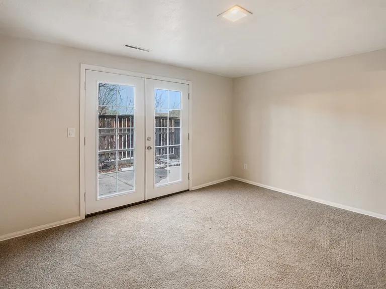 Walk out basement to patio