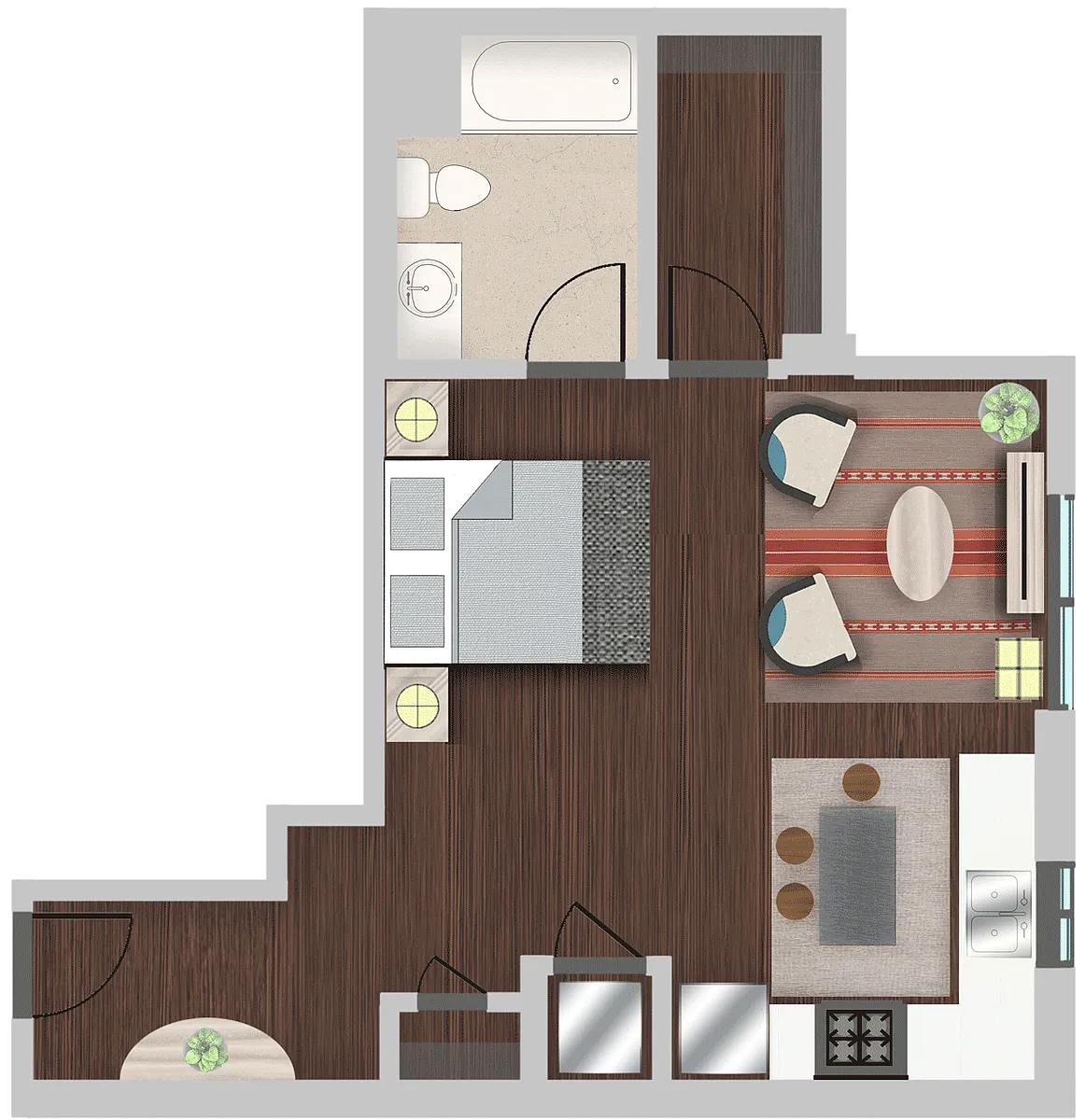 Floor plan A6