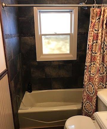 Newly remodeled bathroom
