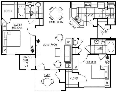 Floor plan B1